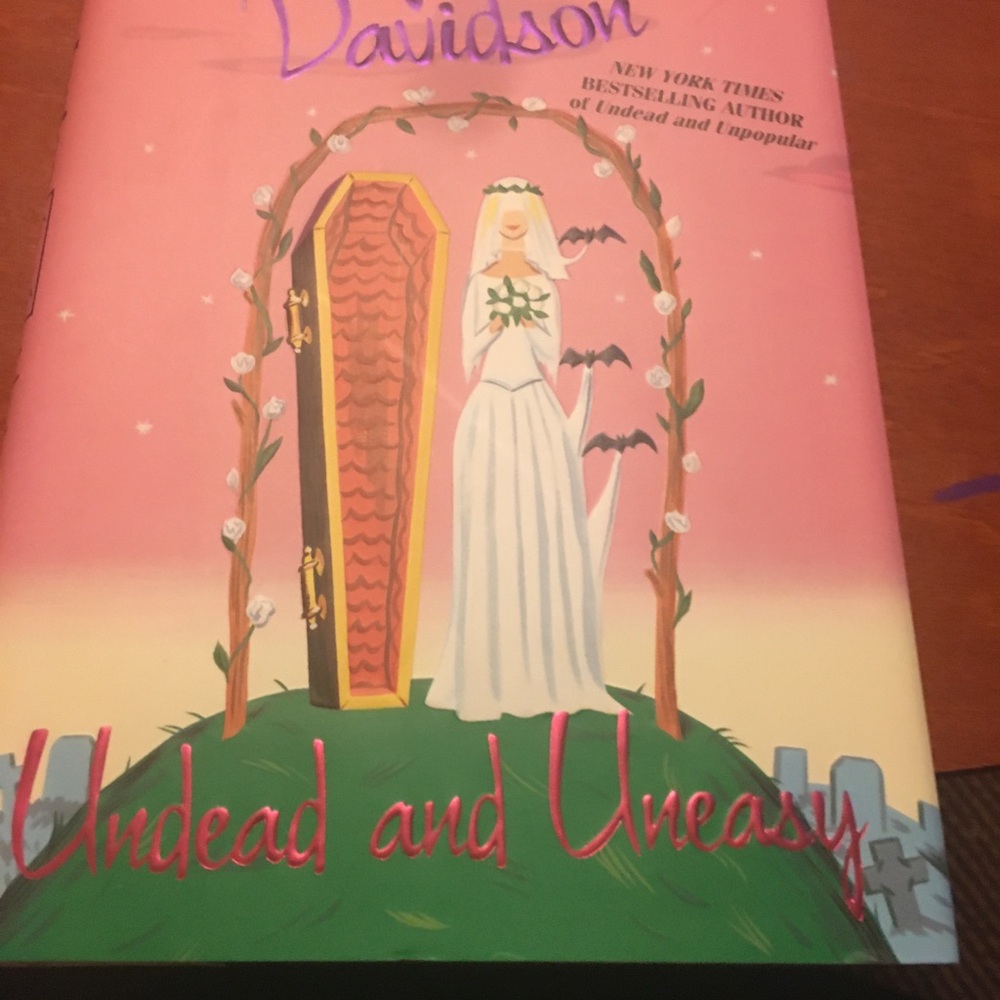 Undead and Uneasy Hard cover Book - Pink Cover
